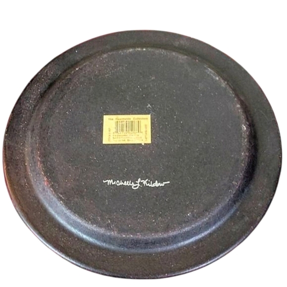 The Hearthside Collection Christmas Moose Decorative Plate Michelle L. Kildow - Picture 4 of 6